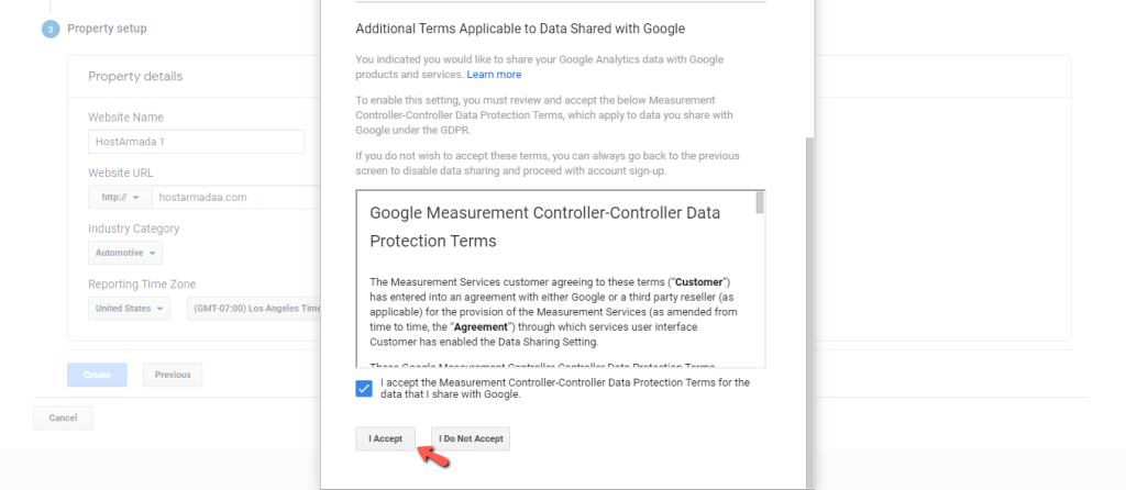Google Analytics Terms